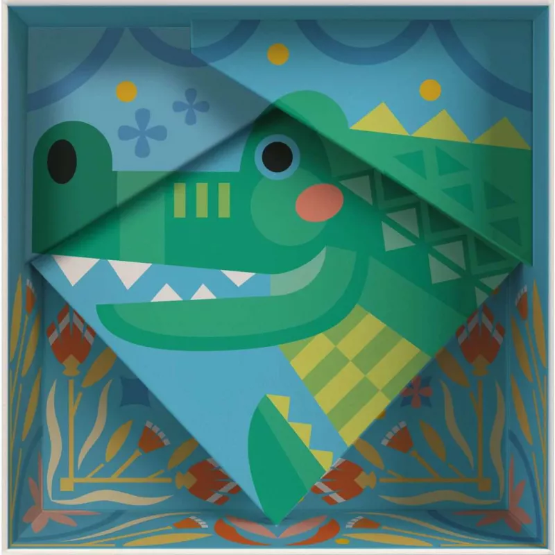 Set di pittura Ravensburger CreArt Do it together – coccodrillo (set di pittura insieme per bambini)