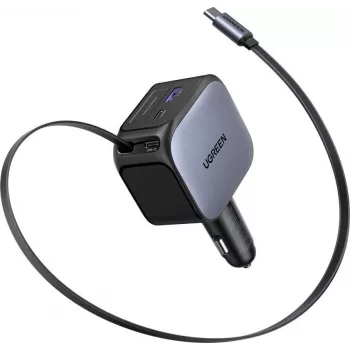 Caricabatterie da auto UGREEN Fast 2 porte 145W USB-C/USB-A modello 55910B
