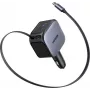 Caricabatterie da auto UGREEN Fast 2 porte 145W USB-C/USB-A modello 55910B