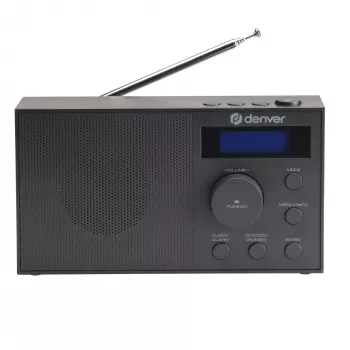 Radio DENVER DAB-51B — radio digitale compatta DAB+/FM/AM, nera