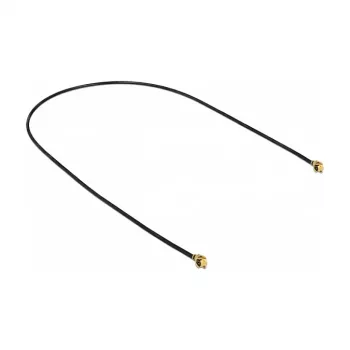 DeLOCK 89609 Cavo coassiale 0,3 m MHF (I-PEX) nero oro