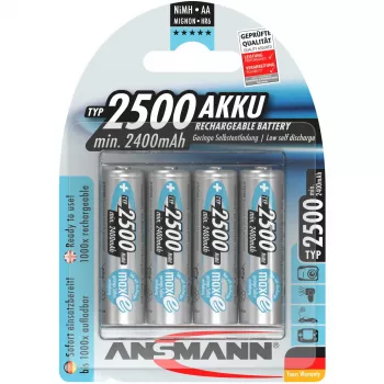Batteria AA Ansmann 2500mAh maxE plus nickel-metallo idruro NiMH