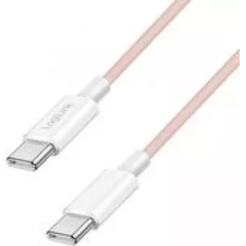 LogiLink cavo USB 2.0 Type-C C/m> C/m nylon 60W rosa - cavo - digitale/dati (CU0345)