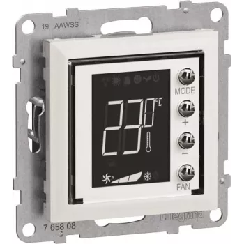 Legrand Seano MyHome termostato con display 765608 con placca di copertura in (765608)