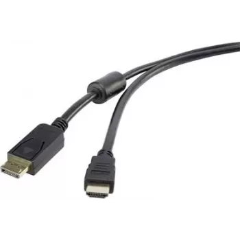 Renkforce RF-3301450 adattatore cavo video 0,5 m DisplayPort HDMI nero (RF-3301450)