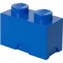 LEGO Storage Brick 2 blu, scatola contenitore blu