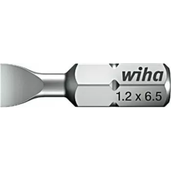 Bit per cacciavite wiha 7010Z/6.5-25 25 mm, bit a taglio singolo per cacciaviti manuali ed elettrici