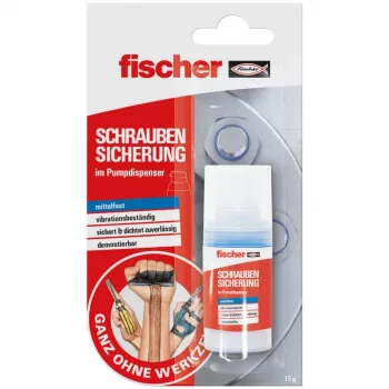 Fissante per viti FISCHER GOW 560904 15 g – adesivo anaerobico per viti e bulloni