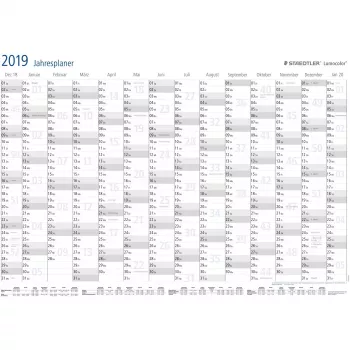 Agenda annuale Staedtler Lumocolor 641 YP nero bianco 2022