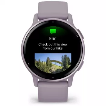 Garmin Vivoactive 5 3,05 cm (1.2) AMOLED digitale 390 x 390 pixel touchscreen viola Wi-Fi GPS (satellitare)