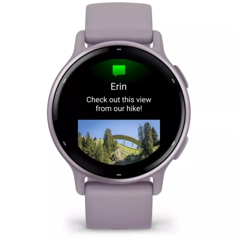 Smartwatch Garmin Vivoactive 5, touchscreen AMOLED 1,2" 390 x 390, GPS, Wi-Fi, 42,2 mm, viola (Orchid)
