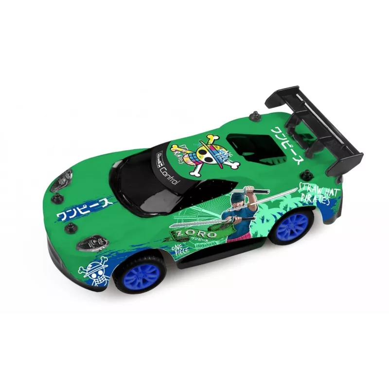 Auto rally RC REVELL One Piece Zoro – modello radiocomandato, design da collezione a tema