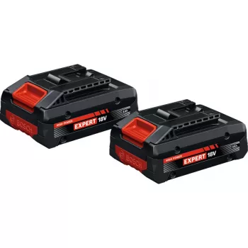 Pacco batteria Bosch Professional Expert EXBA18V-40 — 2 pezzi, 18V litio-ione, AMPShare Alliance