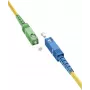 Goobay 59666 Cavo in fibra ottica 30 m SC/APC SC/UPC FTTH OS2 giallo (59666)