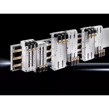 Adattatore per componenti interruttore a vuoto per rack Rittal 9345.610, per installazioni a 690 V, RAL 7035