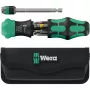 Kraftform Kompakt 26 RA-R con custodia, set di punte nero/verde, 6 pezzi, 1/4, con funzione a cricchetto e mandrino a cambio rapido Rapidaptor