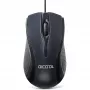 DICOTA - mouse - ambidestro - laser - 3 tasti - con filo - USB - nero (D32011)