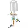 Mangiatoia per uccelli Gardena ClickUp! trasparente bianco acrilico