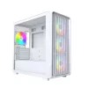 Case PC Montech X5M (W) Micro Tower, bianco — Micro-ATX/Mini-ITX, supporta alimentatori ATX, 3x120 mm anteriori, 1x120 mm posteriori, 2 alloggiamenti 3,5 inch, 4 alloggiamenti 2,5 inch