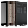 APNX V1-W-BK-v1 Midi-Tower nero, legno