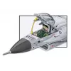 Kit di costruzione Cobi F-16AM Fighting Falcon, 495 pezzi, modello in scala