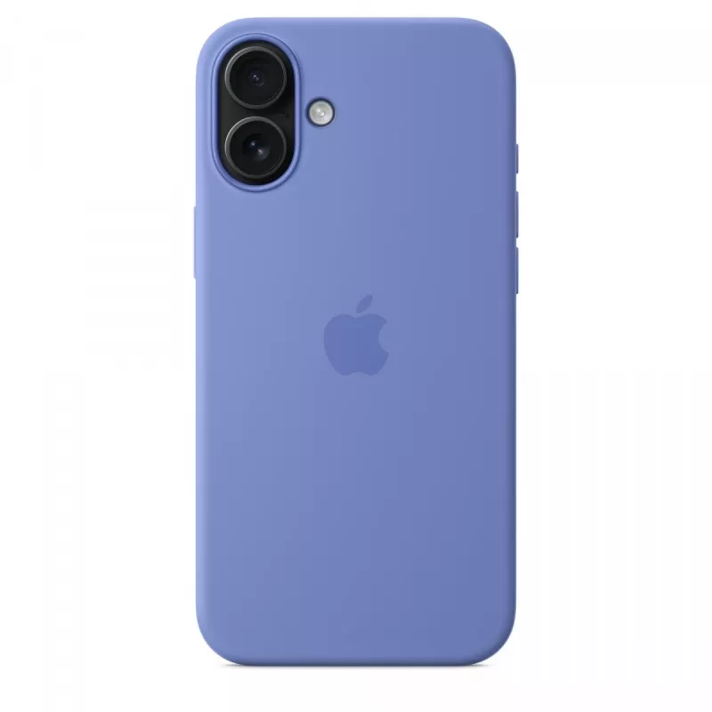 iPhone 16 Plus custodia in silicone compatibile MagSafe - pervinca