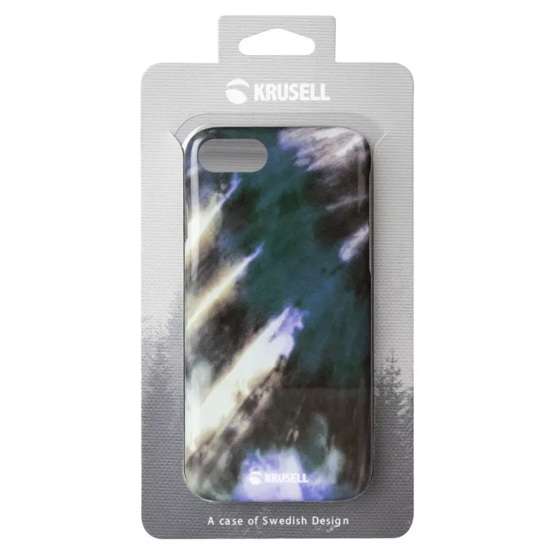 Custodia protettiva con coperchio a libro Krusell Limited per Apple iPhone 8/7 – design twirl earth