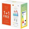 Lampadina smart Hombli, 4,5W, E14, RGB, CCT, confezione promozionale 1+1
