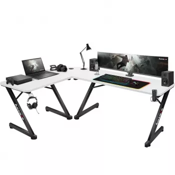 Scrivania da gaming HUZARO HERO 7.0 bianco