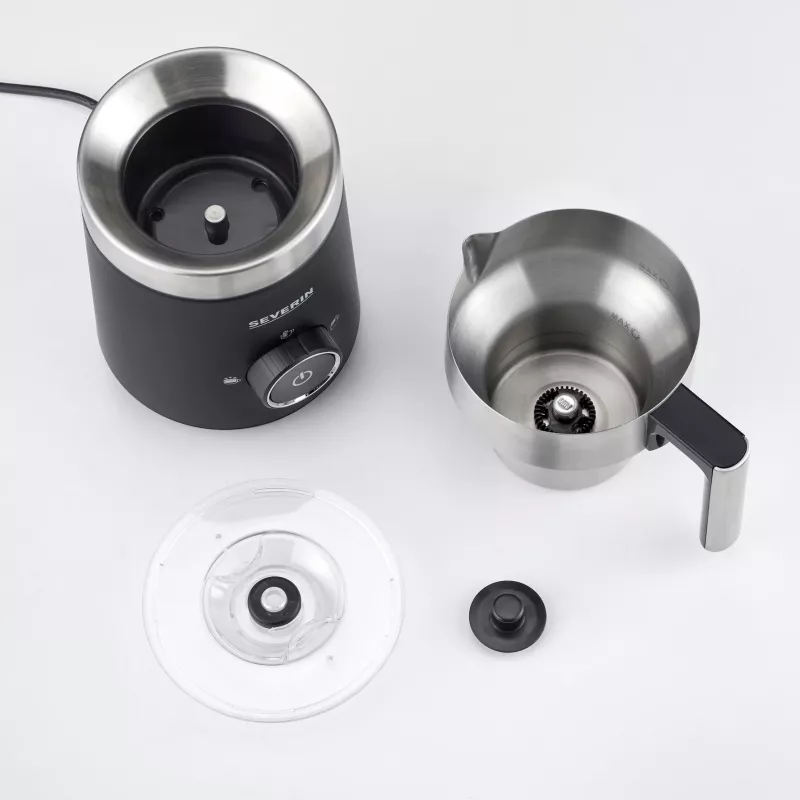 Severin SM 3585 monta latte monta latte automatico nero - argento (SM3585)