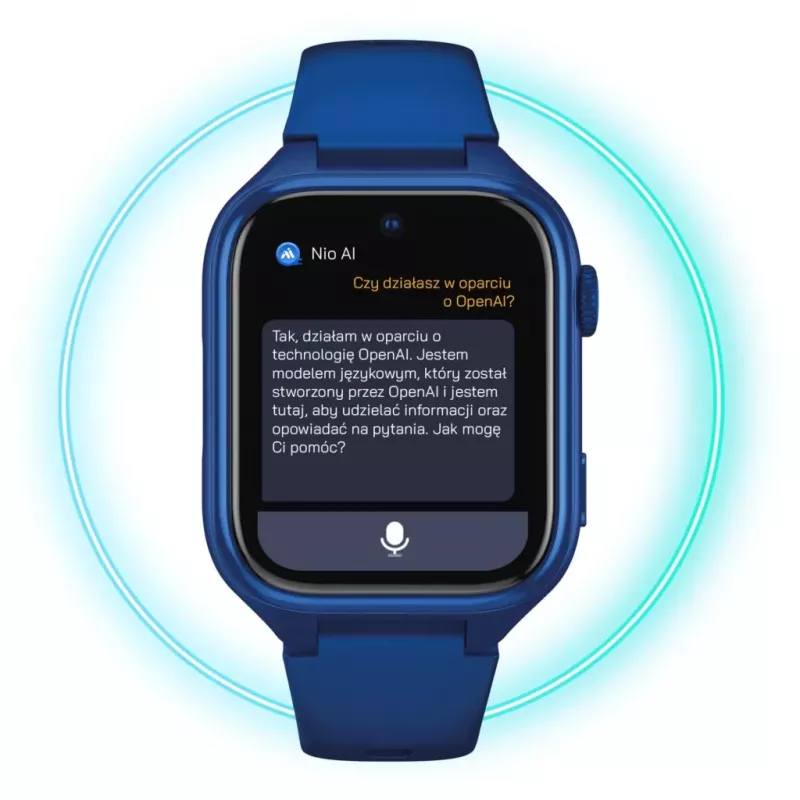 Smartwatch Stelio Junior Pro AI 4G ST-SWJ102-NB — blu navy, connettività 4G