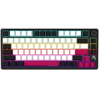Tastiera gaming meccanica LORGAR KBP7075W — senza fili, nera, Red Switches, layout EN