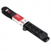 Ciabatta multipresa MACLEAN MCE11 — 8 prese AC, cavo 1.5 m, indoor, nero, con interruttore on/off