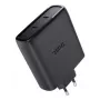 Caricabatterie TRUST Maxo 100W 2 porte USB-C GaN — 100 W, 2× USB-C, max 20 V, cavo 2 m, nero