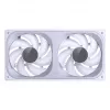 JONSBO ZB-240W 2x120mm ARGB PWM ventole per case – bianco