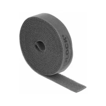 Nastro di montaggio DeLOCK a strappo in rotolo L 2 m x L 15 mm grigio