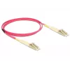Cavo in fibra ottica DeLOCK 84640 1m LC viola