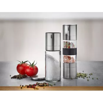 Macina sale e pepe GEFU Lamola G-34638 doppio macina in acciaio inox