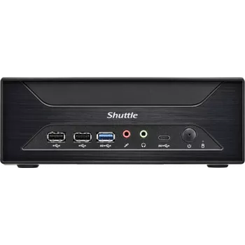 Shuttle PIB-XH81001 XH810XPC barebone sottile, LGA 1851, Intel H810, 2xHDMI, 1x DP, 1x VGA, 2x COM