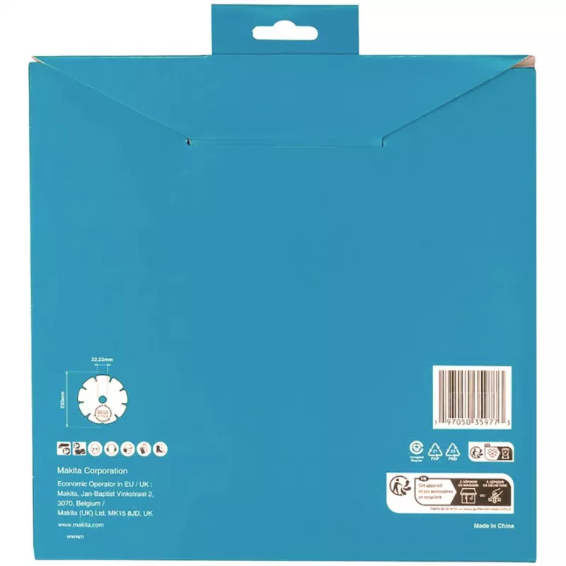 Disco diamantato Makita D-80117 per taglio, 230x22,23 mm