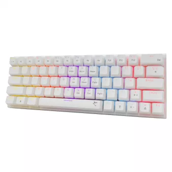 Tastiera meccanica White Shark Wakizashi-2 switch US Red, tenkeyless/layout US, bianca