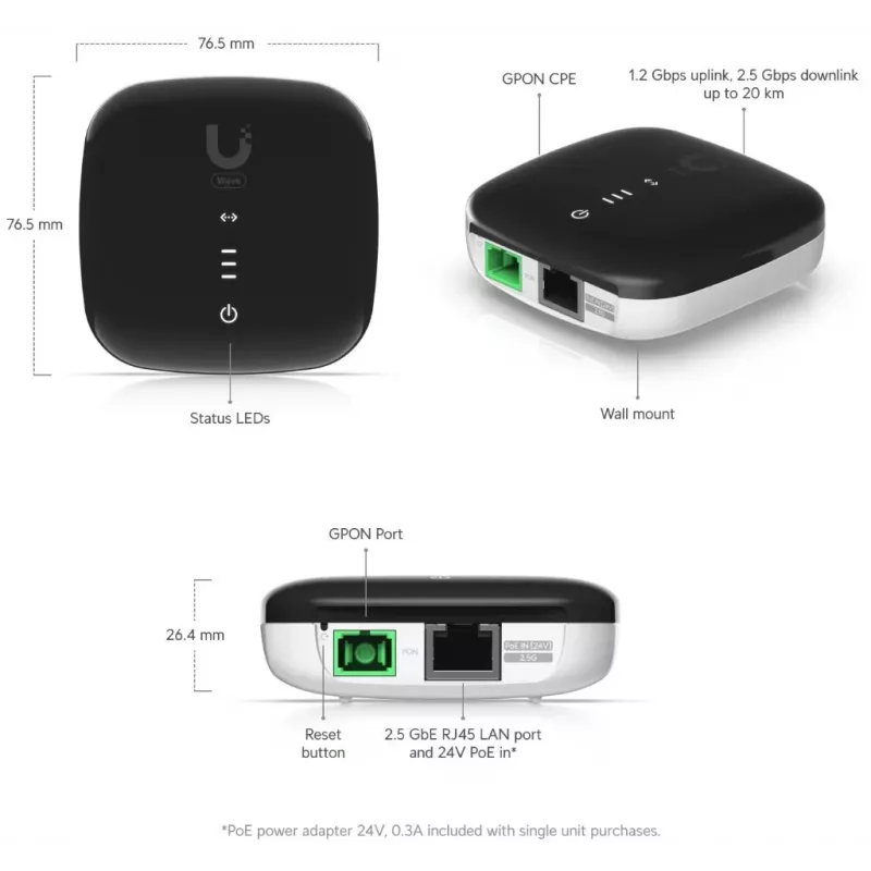 Ubiquiti WaveFiber ONU, confezione da 5