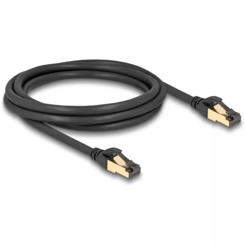 Cavo di rete DeLOCK RJ45 Cat.6A connettore maschio a connettore maschio S/FTP 2m nero