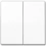 JUNG Placca aws per interruttore/pulsante AS 591-5 BF WW - Placca per interruttore bipolare 505 U pulsante bipolare 505 TU