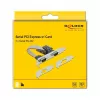 Scheda di espansione DeLOCK PCI Express x1 su 2 x seriale RS-232