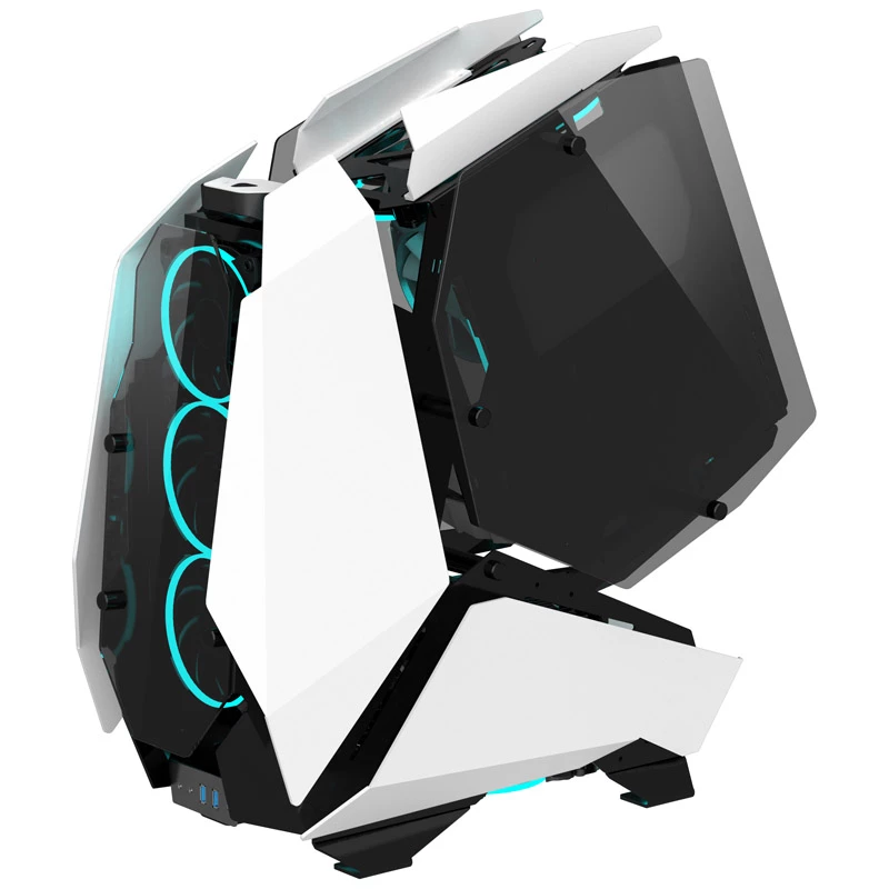 Case PC Big-Tower Jonsbo MOD5 vetro temperato bianco