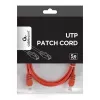 Cavo patch CAT5E UTP 1,5m/ROSSO PP12-1.5M/R Gembird