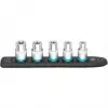 Set di chiavi a bussola Hazet 900E-SR/5 — attacco 1/2 pollice bussole TORX E12–E20 corte