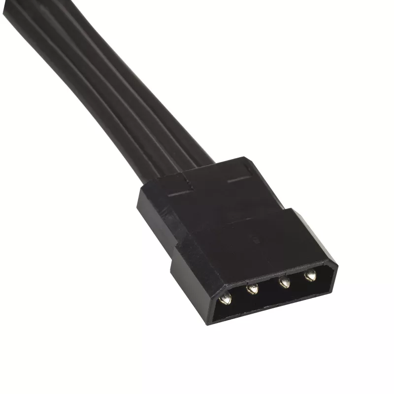 Akyga AK-CA-73 controller per ventole RGB con telecomando, 12 connessioni (10 ventole + 2 strisce LED), alimentazione Molex