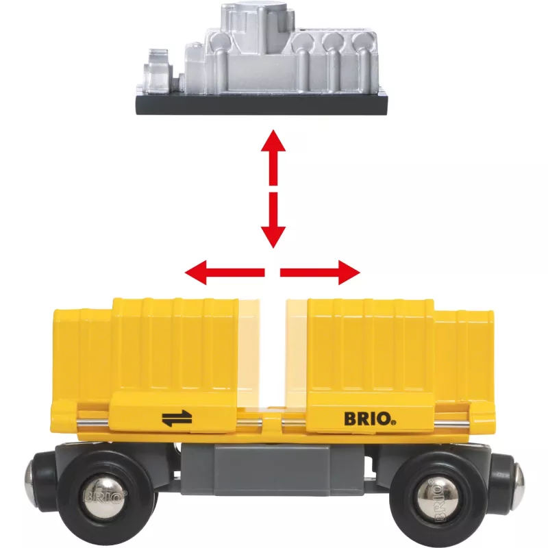 Treno BRIO Three-Wagon Cargo Train